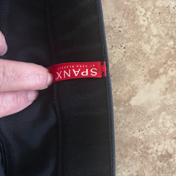 Spanx Women's Black Jean Ankle Leggings Stretch Shaping SZL Pullon Everyday Wear - Picture 7 of 10